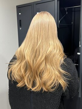 ベレーザ 渋谷(BELEZA) 12971艶髪ホワイトブロンド髪質改善ミルクティーベージュロング