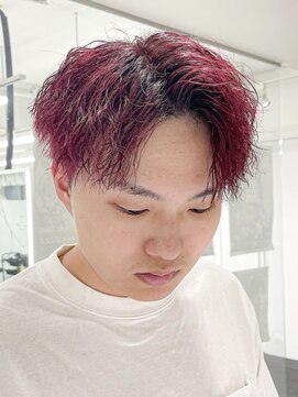 ルースト 八王子店(ROOST) レッドカラーツイストスパイラル