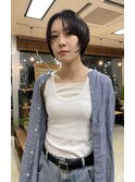 フェイスレイヤー　コンパクトショート　クールな感じが好きな方