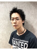 リアイス(Re:ICE) スパイキーパーマショート/ピンパーマ/ウルフ/黒髪/目白/池袋