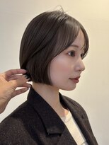 ノイ 銀座(noi)&nbsp;顔周りレイヤーカットグレージュカラーくびれボブショートカット