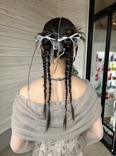 シアン(CyAN)&nbsp;個性派お呼ばれヘア