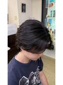 毛流れパーマ