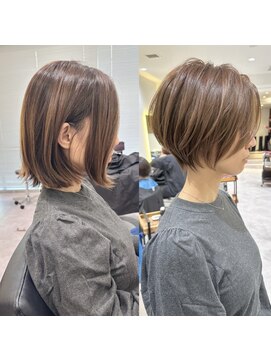 バンプ ギンザ(BUMP GINZA) 30代40代50代ショート白髪ぼかし銀座丸みくびれ井