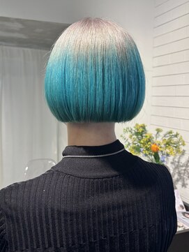 パークホワイト 代官山(PARK White) ボブウルフハッシュカットショートウルフボブ小顔カット