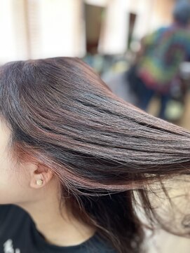 エヌティ ヘア ガレージ(nt.hair garage) pinkハイライト