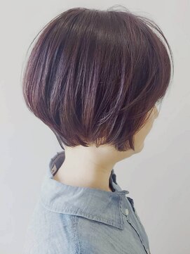 イーストハムアネーロ(EAST HAM anello) ショートカット/パープルブラウン/艶髪