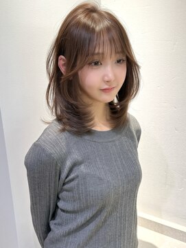 ロンプ(romp) レイヤーカットロングレイヤーハイレイヤー顔周りレイヤーi