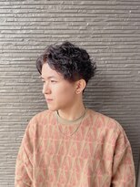 浪漫館 アールズコート(R's Court)&nbsp;刈り上げ七三アップバングパーマ @木原 2.6
