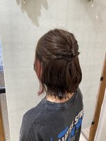 リーナ ビューティガーデン(LiNA BeautyGarden)&nbsp;インナーカラー/ベージュ×ピンク