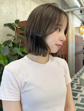 ノエ(noe) レイヤーボブ/ボブ/レイヤーカット/ダブルカラー/ブリーチ/栄y96