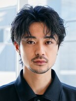バイフィフス 原宿/表参道(by fifth)&nbsp;メンズシースルーマッシュニュアンスパーマシャドウパーマテテ風