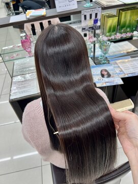 フォルテ ギンザ(FORTE GINZA) 【艶髪縮毛矯正】地毛風ナチュラル縮毛矯正　プラチナ縮毛矯正