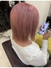 【莉瑠限定】カット+ブリーチonカラー+2ステップトリートメン