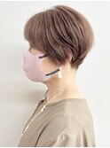 【morio松戸 石山】大人くびれショート前下がりショート前髪あり