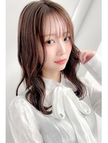 ヘアーズ ベリー 香椎店(hairs BERRY)&nbsp;BERRY/前髪/美髪/オーガニック/ミルクティーアッシュ