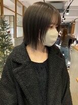 アカラ アネックス(acala annex)&nbsp;カーキアッシュボブ【20代30代/イルミナカラー/髪質改善】