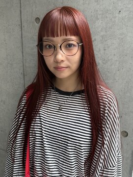 ソイ コンク 下北沢(soi conc) ブリーチなしダブルカラー/暖色カラー/レッドオレンジカラー◎