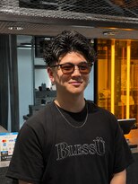 ブラック(BLACK) ラルフカール/ラルフフェザー/メンズパーマ