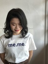 ヘアーアンドメイク シェリ(Hair&Make Cherie)&nbsp;切りっぱなし　ミディ