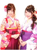 卒業式　着付け&セットスタイル　【高田馬場　美容室】