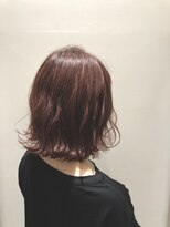 ジャパン ホンテン(JAPAN HONTEN) 切りっぱなしボブ×ピンクアッシュ