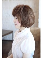 ●絶壁解消 小顔 マニッシュ ワンサイドショートボブ 30代40代