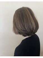 オール 学園前店(oar) ハイライトボブ