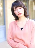大人ミディアム髪型【20代30代40代】ストレートパーマ