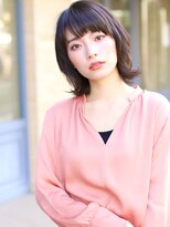 大人ミディアム髪型【20代30代40代】ストレートパーマ