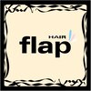 美容室 フラップ(flap)のお店ロゴ