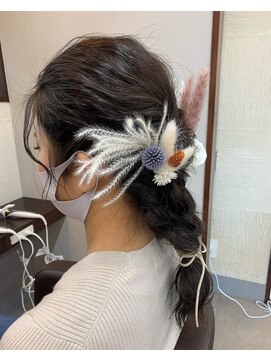 リリ(Liri material care salon by JAPAN) あみおろしヘアアレンジ