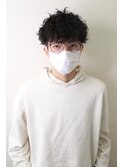 ツイストスパイラルパーマ×波巻きパーマ×マッシュツーブロック