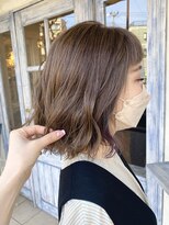 エイミーバイアフロート(amie  by afloat)&nbsp;＊ マンネリ解消！イヤリングカラー×エアリーボブ