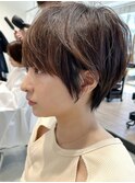【渡辺】ショートグラデーションカラーペールベージュ