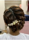 入学式ヘアセット