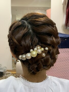 ヘアースタジオエル 入学式ヘアセット
