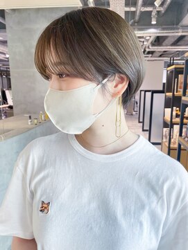 アルバム 池袋(ALBUM) ブラウンショート_チェリーブラウンフェミニンロング_ba425001