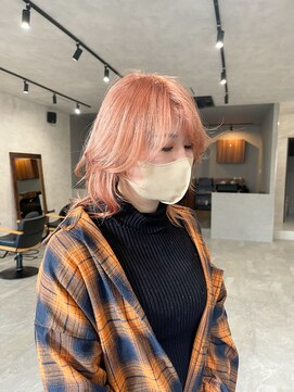 リアン(lien) ハイトーン×コーラルピンク