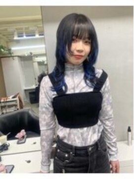 ディア(.eer) 【.eer/ディア】ミディアムウルフ/ポイントカラー/心斎橋