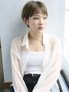 バース(BIRTH) 天神【BIRTH】マッシュショート× グレージュ5