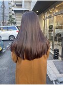 髪質改善トリートメント×暖色系グラデーションカラー