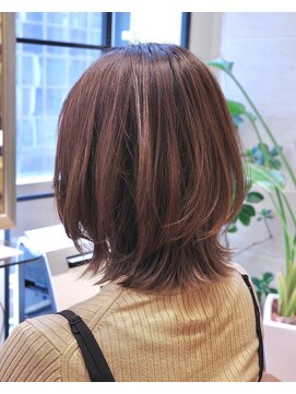 ビュートリアム265(BEAUTRIUM 265) ◆ミディアムレイヤー/レイヤーカット/銀座/くびれボブ/ベージュ