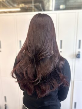 アリュウル 表参道(ALLURE) ワインレッド×レイヤーカット◯ KAKO