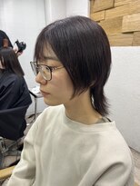 アジールヘア 所沢プロペ通り店(agir hair) エアリーウルフ美髪ケアブリーチブルーブラック練馬所沢韓国