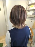 白髪ぼかしハイトーンカラー