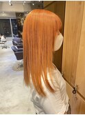 オレンジカラー【TELA HAIR牛久】