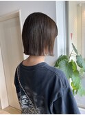切りっぱなしボブ