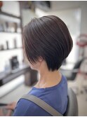 美シルエット×艶のある白髪染め
