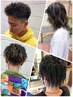 【メンズ限定!】カット+パーマ+レゾ+眉カット12500円